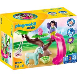 *** PLAYMOBIL 1-2-3 - AIRE DE JEUX DES FÉES #70400